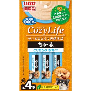 いなばペットフード いなば CozyLife ちゅ～る とりささみ 軟骨入り 14g×4本 321250