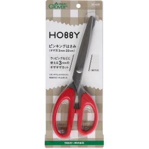 クロバー Clover クロバー ホビーピンキングはさみ ギザ刃 3mm 22cm 36-629