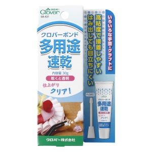 クロバー Clover クロバー ボンド 多用途 速乾 ヘラ付き 30g 58-431