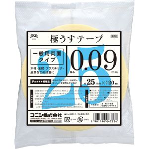 コニシ KONISHI コニシ 04773 極うすテープ 25mm幅×20M