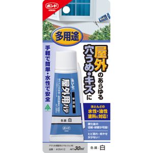 コニシ KONISHI コニシ 05412 屋外用パテ 白 30ml