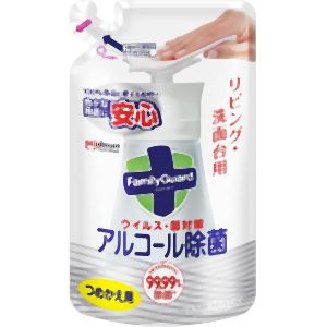 ジョンソン Johnson ジョンソン ファミリーガード アルコール除菌 リビング 洗面台用 つめかえ用 250mL