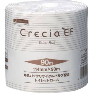 日本製紙クレシア クレシア EFトイレットロール 90m シングル 80ロール