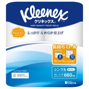 日本製紙クレシア 日本製紙 407768 クリネックス長持ち8ロールシングル