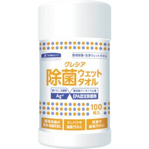 日本製紙クレシア クレシア 64140 除菌 ウェットタオル 本体 100枚