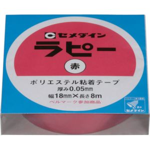 セメダイン セメダイン TP-258 ポリエステル粘着テープ ラピー