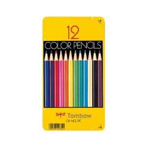 トンボ鉛筆 TOMBOW トンボ鉛筆 色鉛筆 12色 缶入 NQ CB-NQ12C