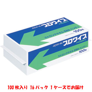 エリエールビジネスサポート プロワイプ ストロングタオル E60ハンディ100 16パック入 メーカー直送 代引不可北海道沖縄離島不可