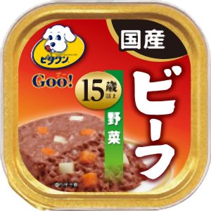 日本ペットフード ビタワン グー ビーフ 野菜 15歳以上 90g 日本ペットフード