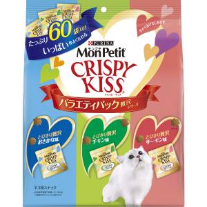 ネスレ日本 Nestle モンプチ クリスピーキッス バラエティーパック 贅沢シリーズ 180g ネスレ