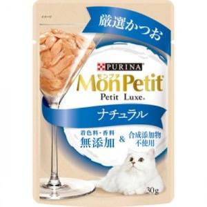 ネスレ日本 Nestle モンプチ プチリュクスパウチ ナチュラル 成猫 かつお 30g ネスレ