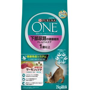 ネスレ日本 Nestle ネスレ ピュリナワンキャット 下部尿路の健康維持 F.L.U.T.H.ケア 1歳以上 サーモン ツナ 2kg 77550