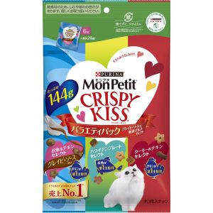 ネスレ日本 Nestle ネスレ日本 モンプチ クリスピーキッス バラエティパック グレイビーソース 厳選グルメセレクト 144g Nestle