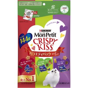 ネスレ日本 Nestle ネスレ日本 モンプチ クリスピーキッス バラエティパック リッチセレクト 144g Nestle