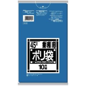 日本サニパック sanipak サニパック N-46-BL N-4645L厚口青 10枚