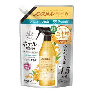 白元アース 白元アース ノンスメル清水香 金木犀の香り つめかえパウチ 600mL