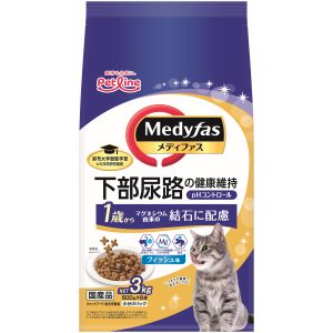 ペットライン PETLINE ペットライン メディファス 1歳から フィッシュ味 3kg 500g×6 284810