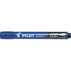 パイロット PILOT パイロット MPM-10F-L 油性マーカー パーマネントマーカー100 ブルー 中字丸芯