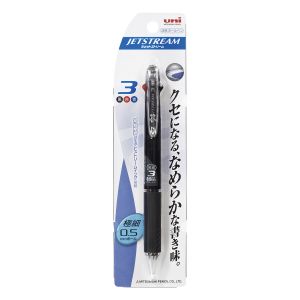 三菱鉛筆 三菱鉛筆 SXE3-400-05 1P 黒 24 油性ボールペン ジェットストリーム 多色 0.5mm パック