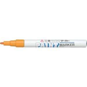 三菱鉛筆 uni 三菱鉛筆 PX21.4 ペイントマーカー油性細字 橙
