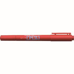 三菱鉛筆 uni 三菱鉛筆 PA121T.15 油性ツインマーカー細字極細 赤