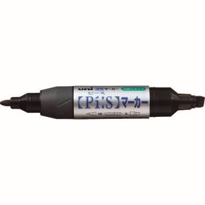 三菱鉛筆 uni 三菱鉛筆 PA152TR.24 油性ツインマーカー細字丸芯太字角芯 黒