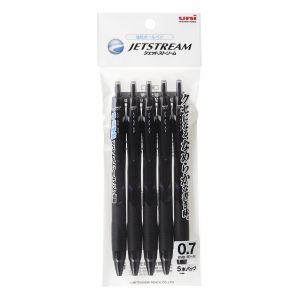 三菱鉛筆 三菱鉛筆 SXN-150-07 5P 黒 24 油性ボールペン ジェットストリーム 0.7mm 5P
