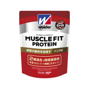 森永 MORINAGA 森永 ウイダー マッスルフィットプロテイン バニラ 360g