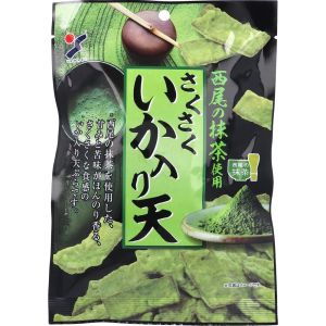 山栄食品工業 山栄食品工業 西尾の抹茶使用 さくさくいか入り天 30g