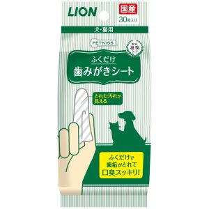 ライオン商事 LION PET ライオン ペットキッス 歯みがきシート 30枚