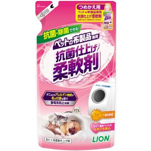 ライオン商事 LION PET ライオン ペットの布製品専用 抗菌仕上柔軟剤 つめかえ用 300g