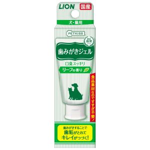 ライオン商事 LION PET ライオン ペットキッス 歯みがきジェル リーフの香り 40g