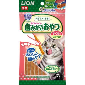 ライオン商事 LION PET ライオン ペットキス 猫ちゃんの歯みがきおやつ まぐろ味 スティック 7本