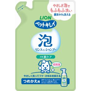 ライオン商事 LION PET ライオン ペットキレイ 泡リンスインシャンプー 肌ケア つめかえ 180ml LION PET