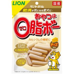 ライオン商事 LION PET ライオン PETワンツースリム おやつは 0脂ボー チーズ入り 80g 犬 おやつ