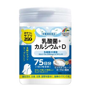 ユニマットリケン ユニマットリケン おやつにサプリZOO 乳酸菌+カルシウム+D 150粒