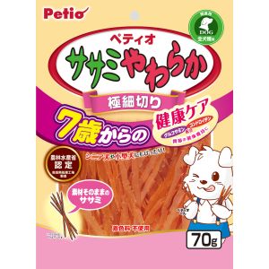 ペティオ Petio ペティオ ササミやわらか極細切り 7歳からの健康ケア 70g