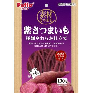 ペティオ Petio ペティオ 素材そのまま 紫さつまいも 極細やわらか仕立て 100g