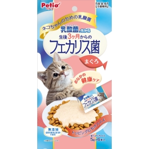 ペティオ Petio ペティオ ネコちゃんの 乳酸菌のちから 生後3ヶ月からのフェカリス菌 まぐろ 5g×6本入