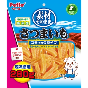 ペティオ Petio ペティオ 素材そのまま さつまいも スティックタイプ 280g