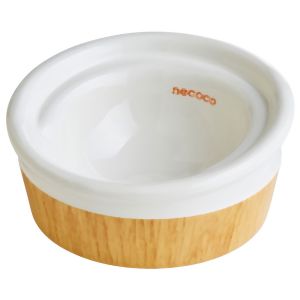 ペティオ Petio ペティオ necoco 食べやすい 木目調 陶器食器 ドライフード向き