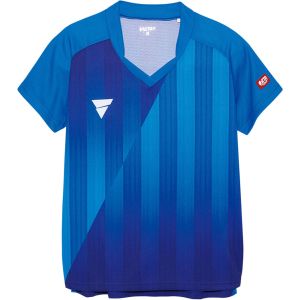 ヴィクタス VICTAS　 ヴィクタス ゲームシャツ レディース V-LS054 ブルー XLサイズ 31468 VICTAS