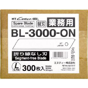 エヌティー NT Cutter NTカッター BL-3000-ON カッター替刃L型折線なし刃300枚入 エヌティー