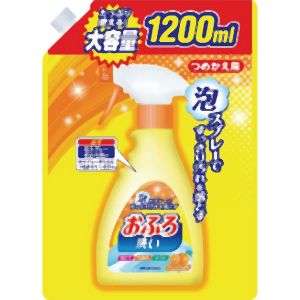 日本合成洗剤 日本合成洗剤 ニチゴー 泡スプレー おふろ洗い 大容量 つめかえ用 1200mL