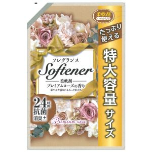 日本合成洗剤 日本合成洗剤 フレグランスソフター 詰替用 特大容量サイズ 1080mL プレミアムローズの香り