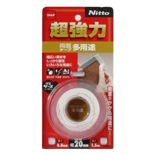 ニトムズ Nitto ニトムズ T4541 超強力両面テープ 多用途 20mm×1.5m