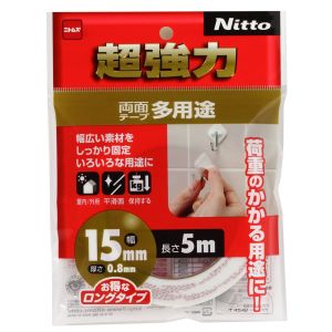 ニトムズ Nitto ニトムズ T4542 超強力両面テープ 多用途 15mm×5m