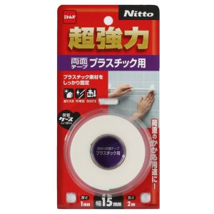 ニトムズ Nitto ニトムズ T4560 超強力両面テープ プラスチック用 15mm×2m