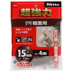 ニトムズ Nitto ニトムズ T4592 超強力両面テープ 粗面用 15mm×4m