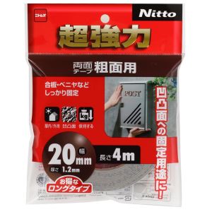 ニトムズ Nitto ニトムズ T4593 超強力両面テープ 粗面用 20mm×4m